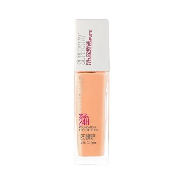 Maybelline Superstay Foundation Full Coverage 125 Nude 984 beige__fab