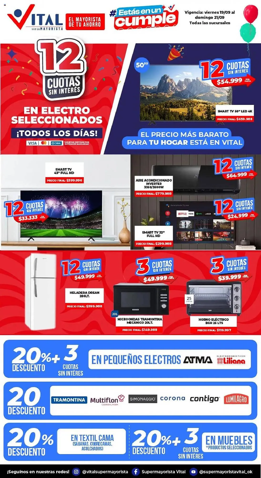 Ofertas de Catálogo Supermayorista Vital 19 de septiembre al 22 de septiembre 2025 - Página 3 del catálogo