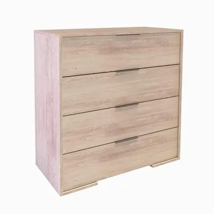 Cómoda 4 cajones pino cascina