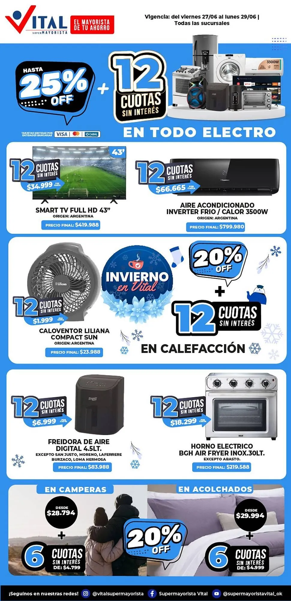 Ofertas de Catálogo Supermayorista Vital 27 de junio al 29 de junio 2025 - Página 3 del catálogo