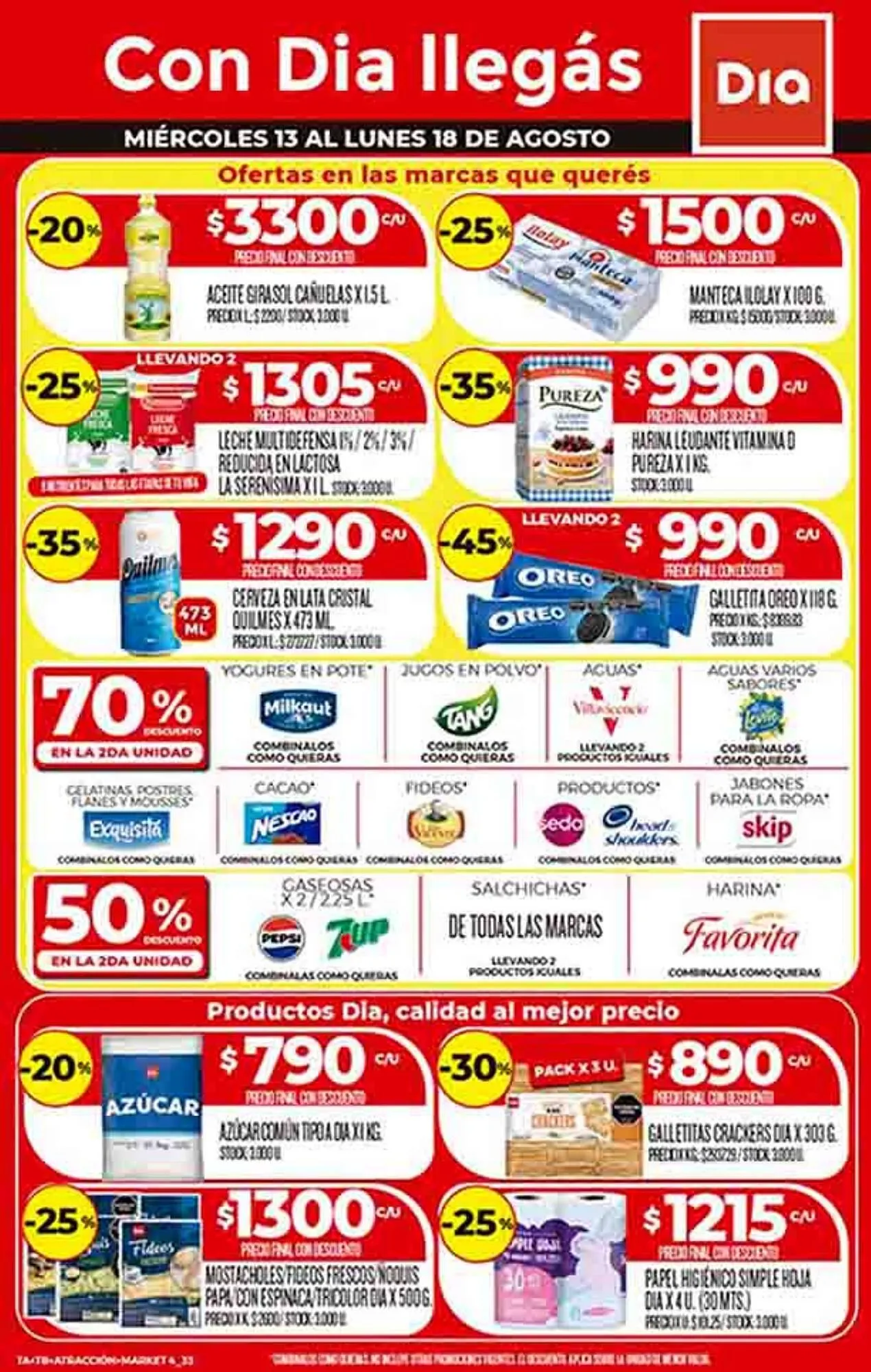 Ofertas de Catálogo Supermercados DIA 12 de agosto al 18 de agosto 2025 - Página 1 del catálogo