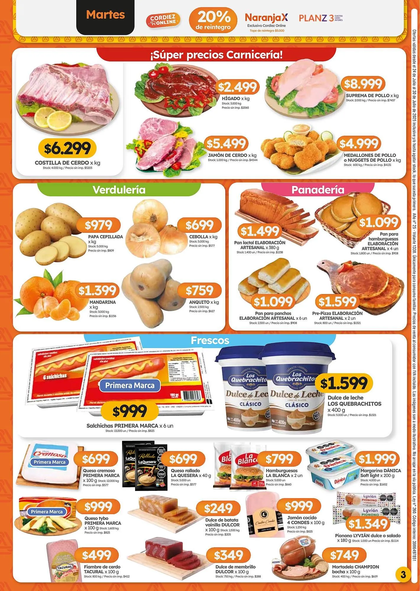 Ofertas de Catálogo Cordiez 24 de julio al 30 de julio 2025 - Página 3 del catálogo