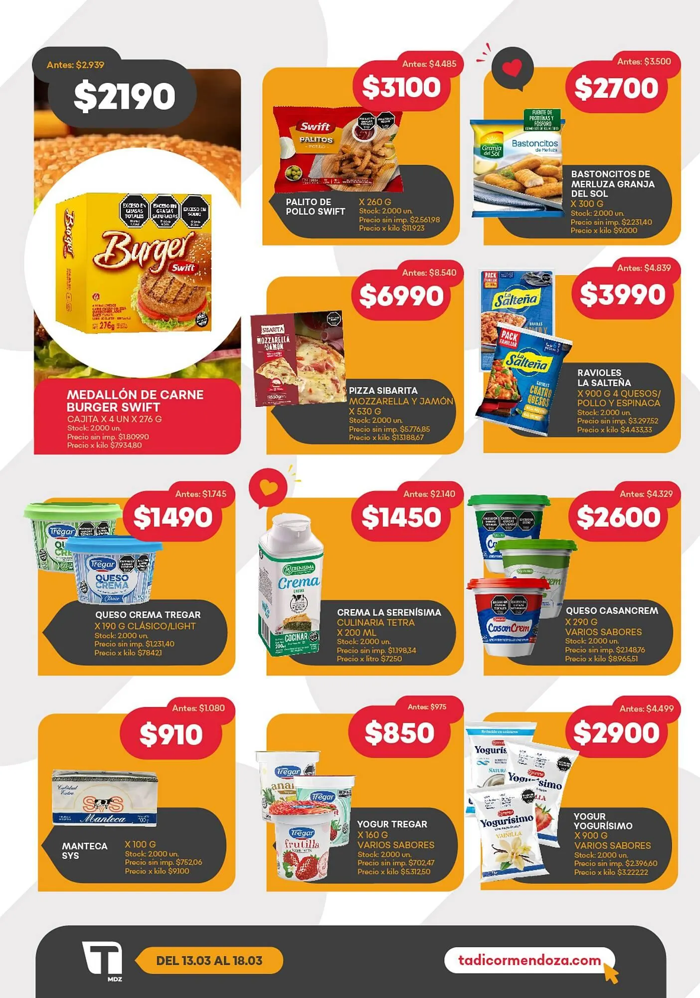 Ofertas de Catálogo Supermercados Tadicor 13 de marzo al 18 de marzo 2025 - Página 6 del catálogo