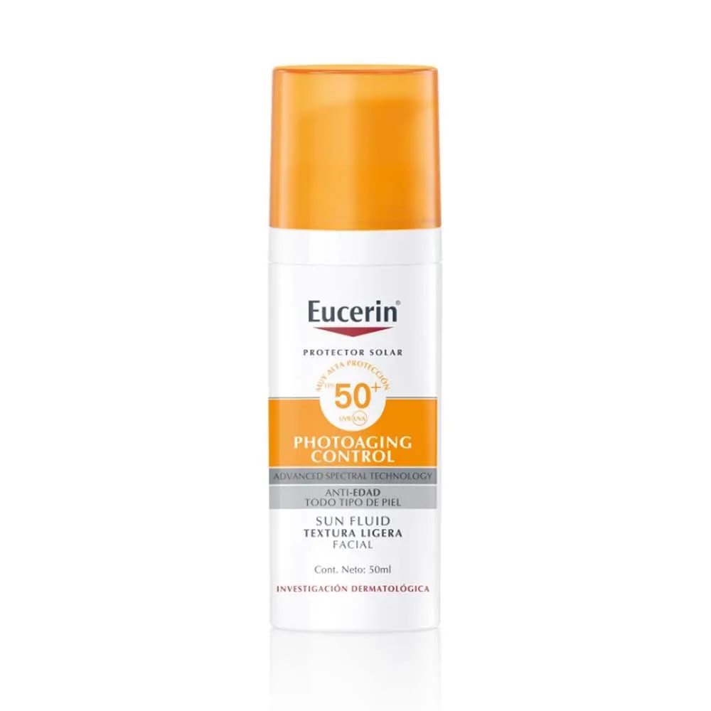 Fluido Antiedad Eucerin Sun Todo Tipo de Piel Fps 50+ x 50 ml