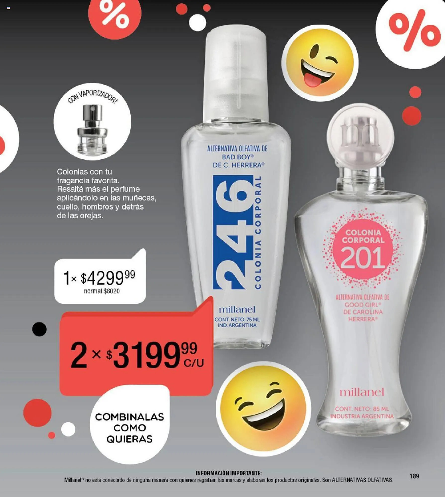 Ofertas de Catálogo Millanel Cosmética 11 de marzo al 7 de abril 2024 - Página 189 del catálogo