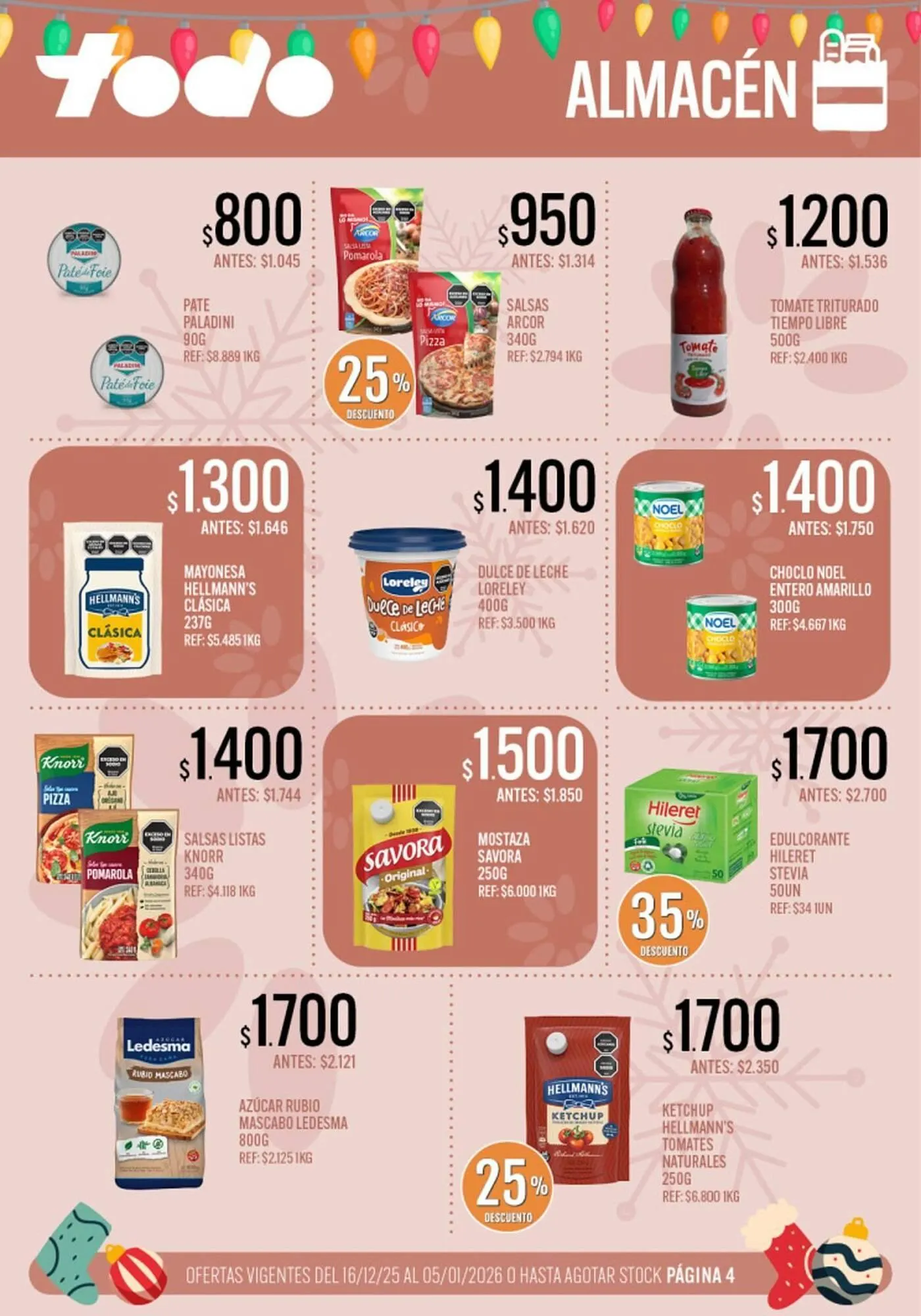 Ofertas de Catálogo Supermercados Todo 16 de diciembre al 5 de enero 2026 - Página 4 del catálogo