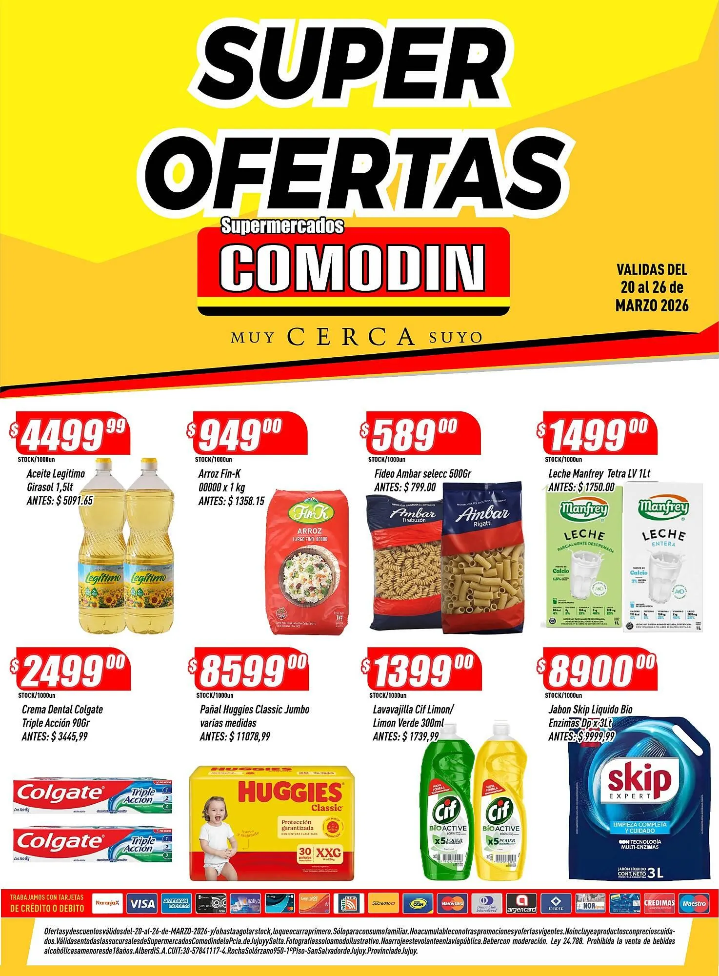 Ofertas de Catálogo Supermercados Comodin 20 de marzo al 26 de marzo 2026 - Página 1 del catálogo