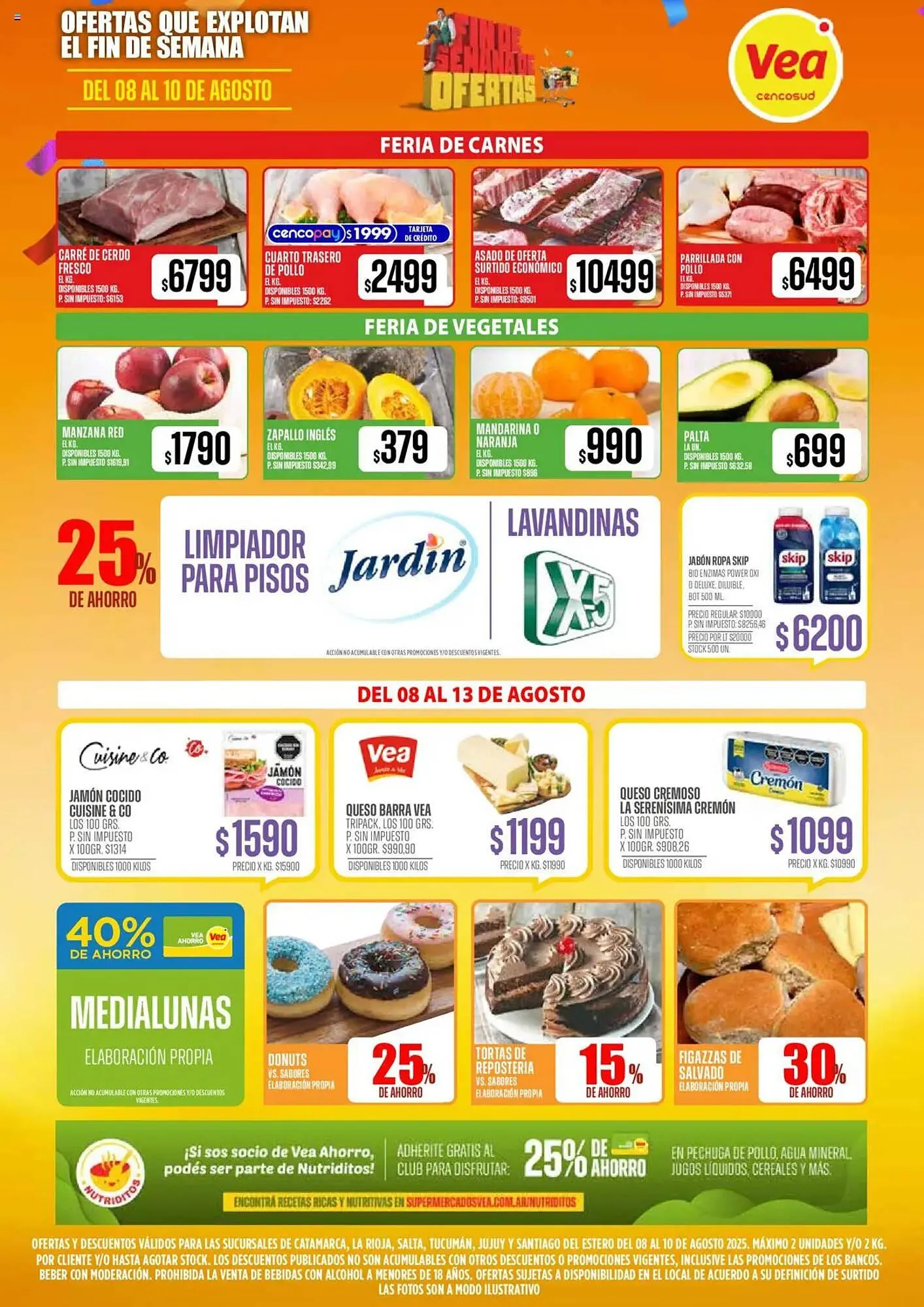 Ofertas de Catálogo Supermercados Vea 8 de agosto al 11 de agosto 2025 - Página 2 del catálogo