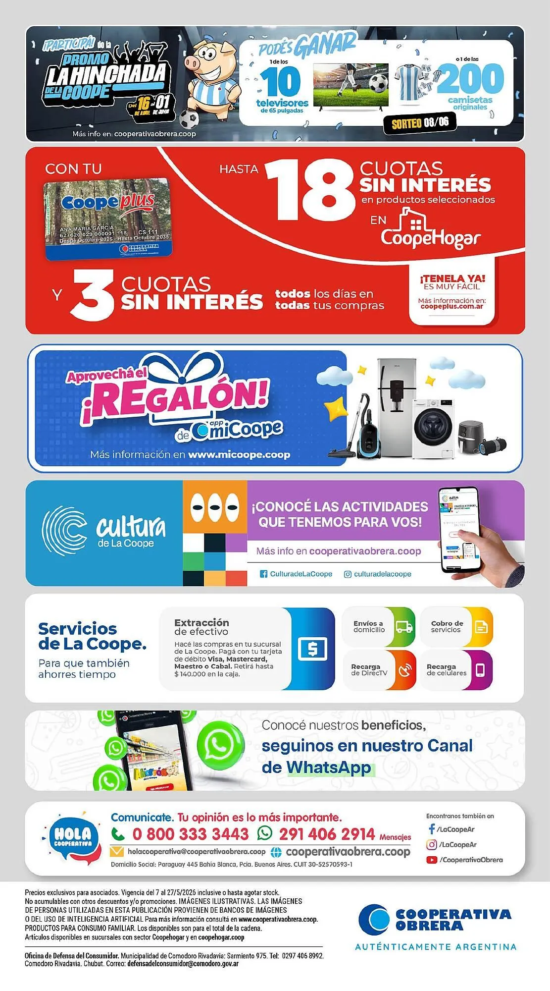 Ofertas de Catálogo Cooperativa Obrera 14 de mayo al 17 de mayo 2026 - Página 14 del catálogo