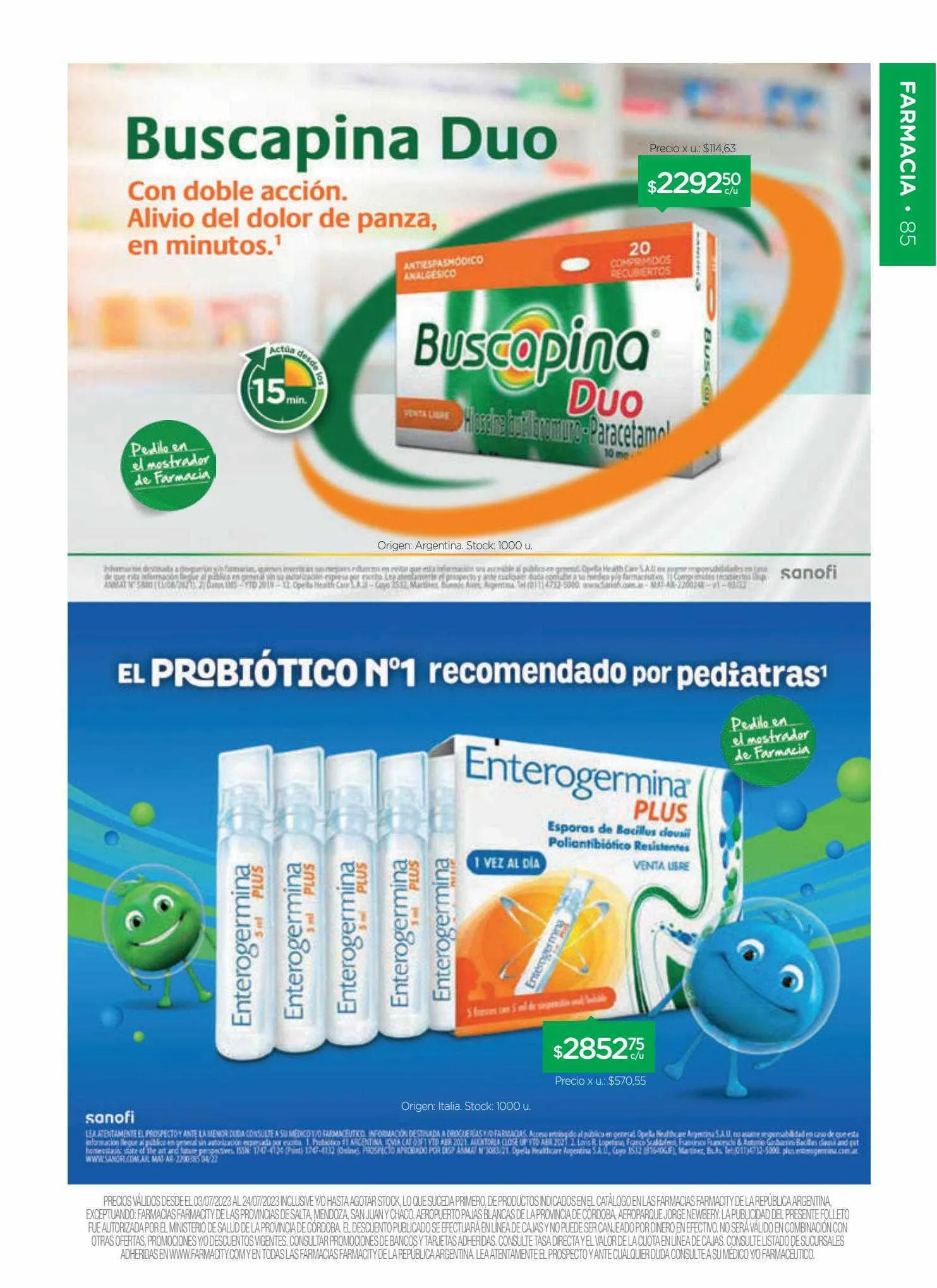 Ofertas de Catálogo Farmacity 7 de julio al 25 de julio 2023 - Página 84 del catálogo