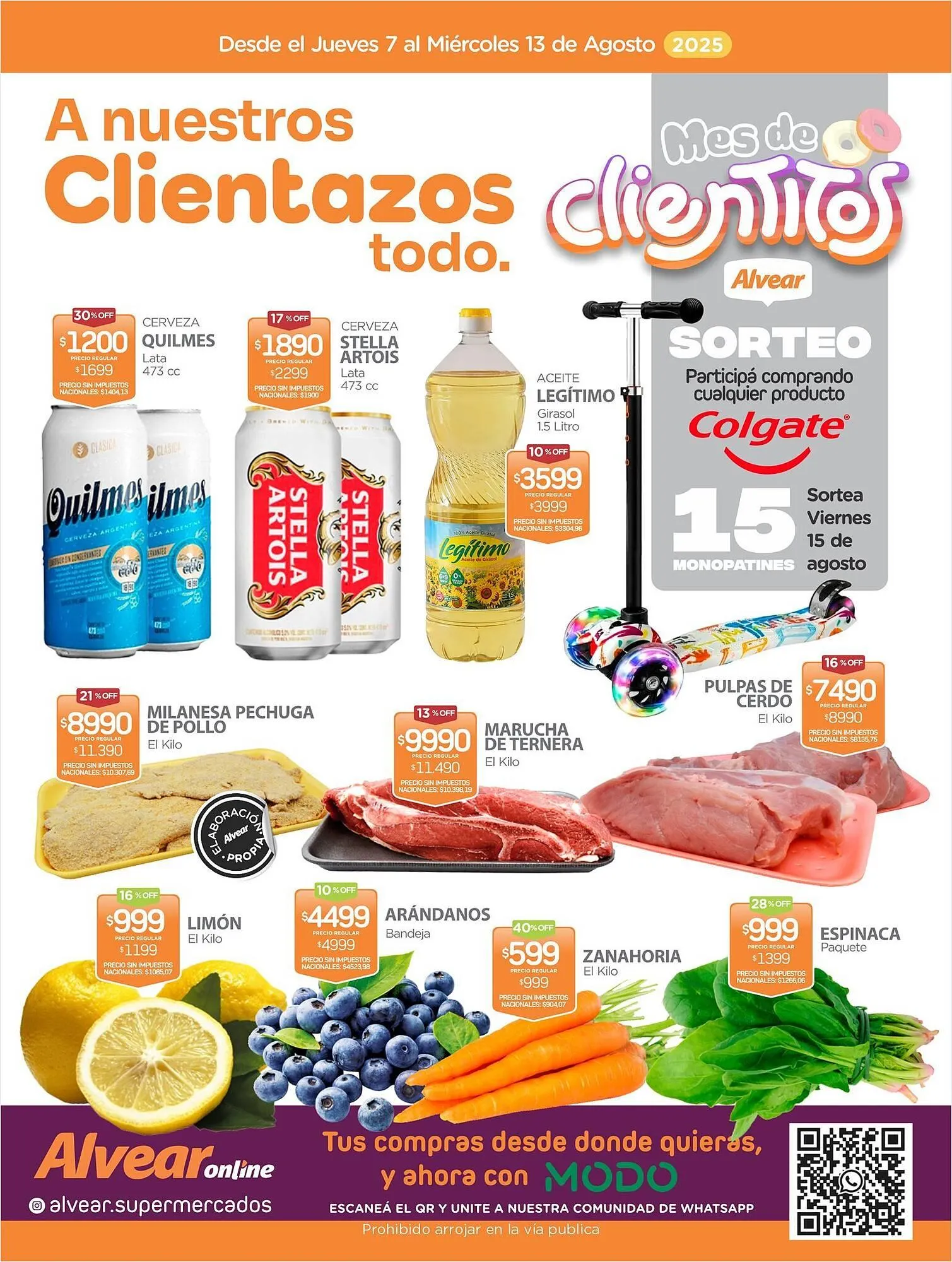 Ofertas de Catálogo Alvear 7 de agosto al 13 de agosto 2025 - Página 1 del catálogo