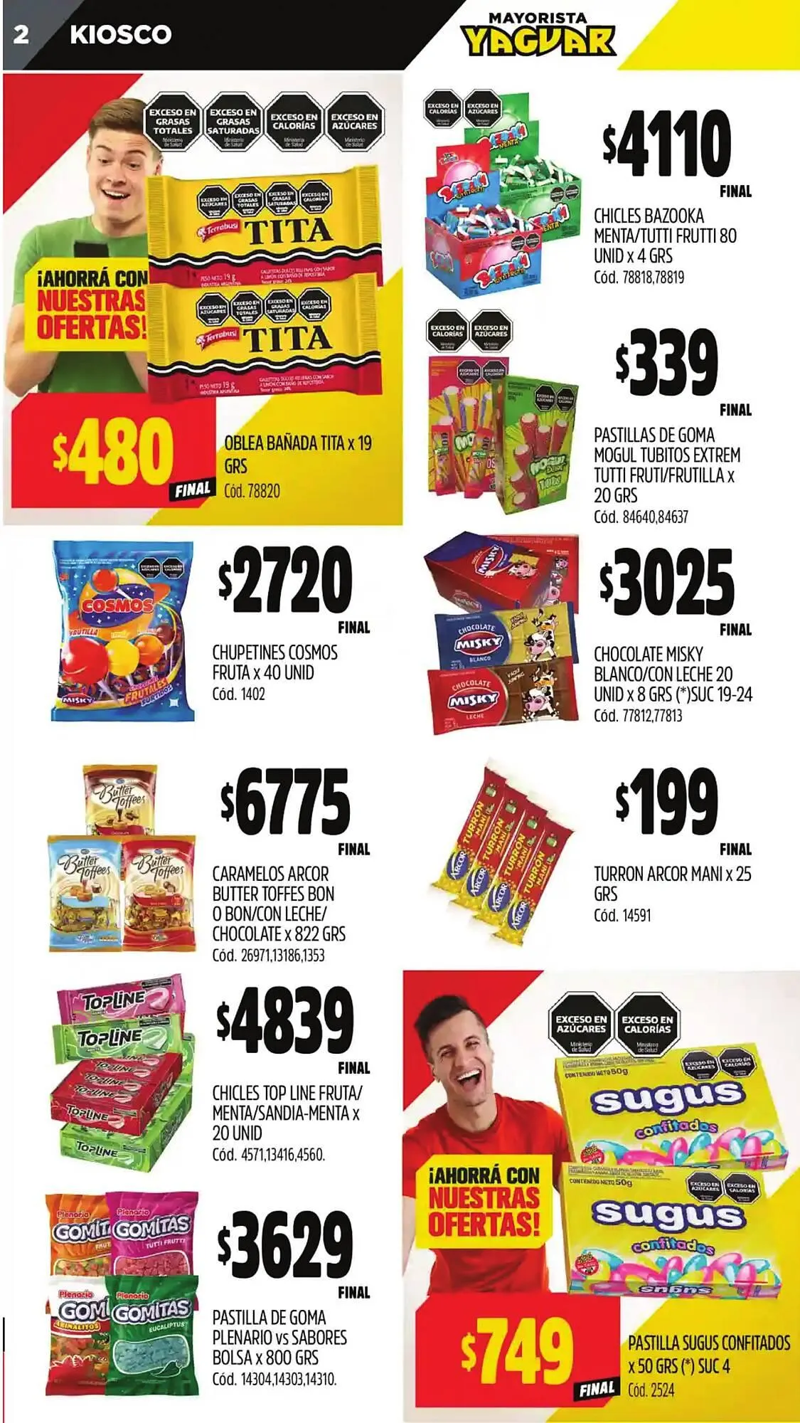 Ofertas de Catálogo Supermercados Yaguar 10 de marzo al 16 de marzo 2025 - Página 2 del catálogo