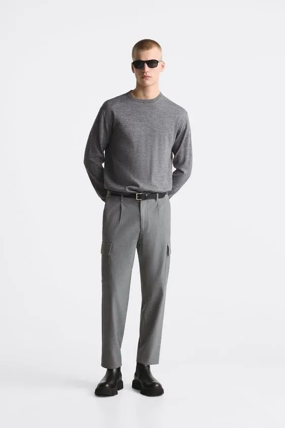 PANTALÓN PLIEGUES CARGO