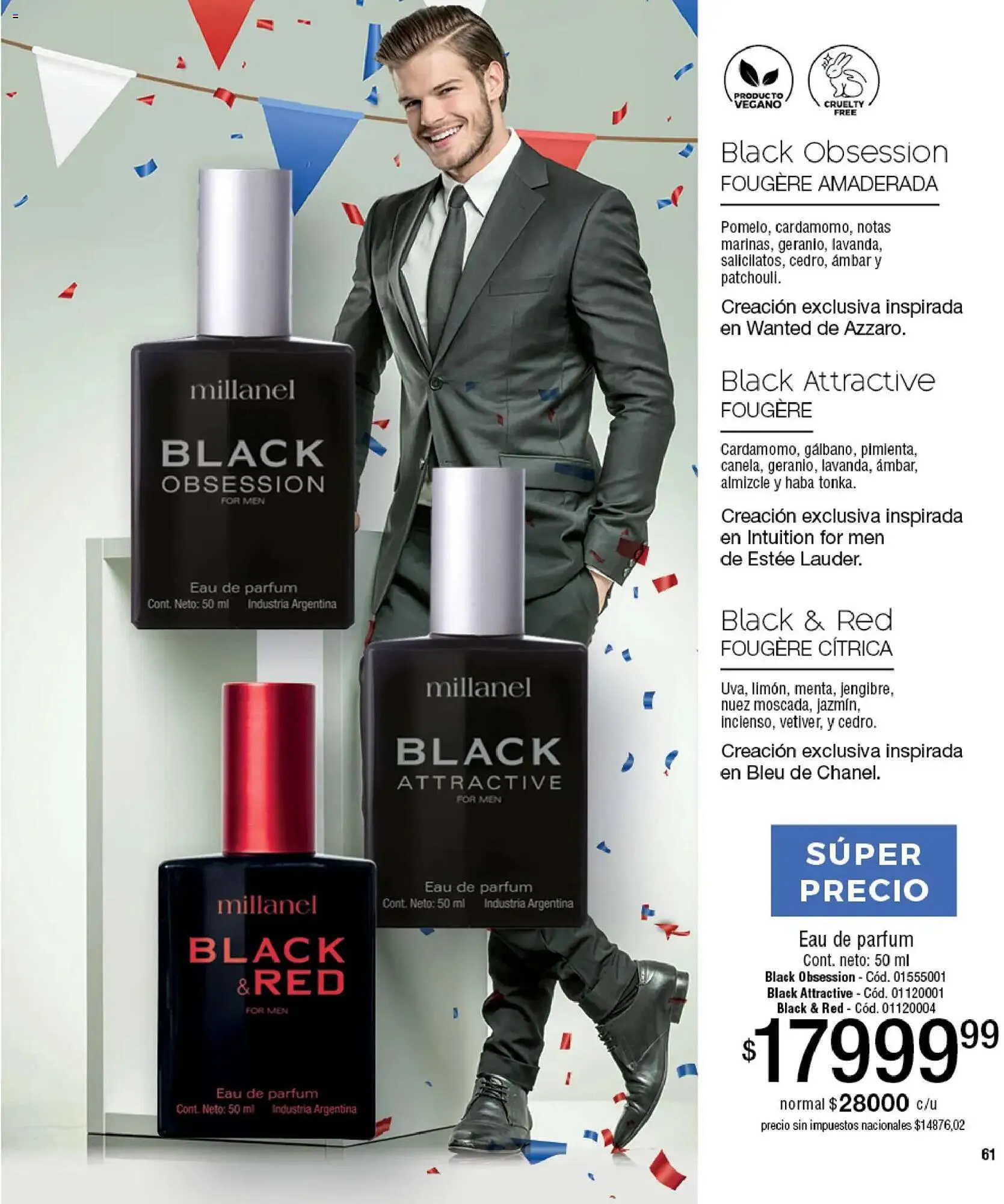 Ofertas de Catálogo Millanel Cosmética 30 de marzo al 27 de abril 2026 - Página 61 del catálogo