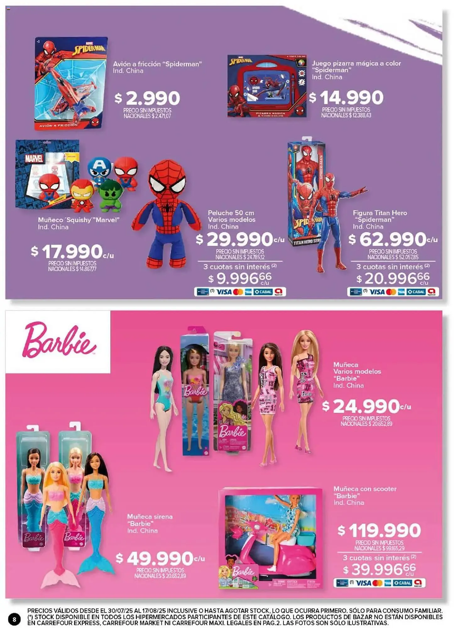 Ofertas de Catálogo Carrefour 30 de julio al 18 de agosto 2025 - Página 8 del catálogo