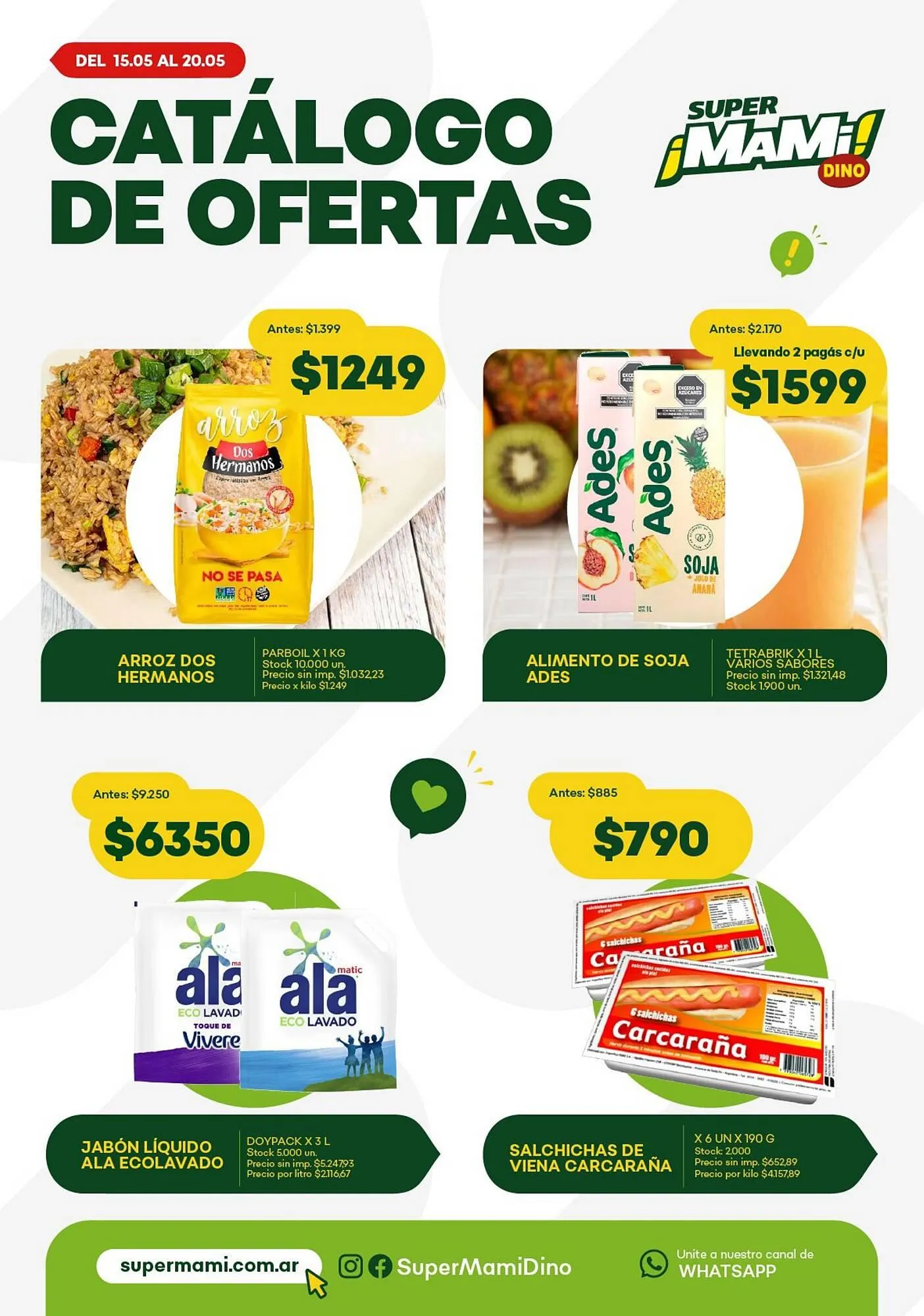 Ofertas de Catálogo Super MAMI 14 de mayo al 20 de mayo 2025 - Página 1 del catálogo
