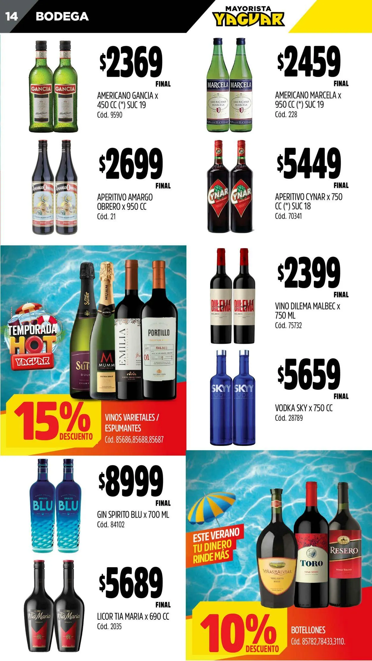 Ofertas de Yaguar - Tigre 20 de enero al 26 de enero 2025 - Página 14 del catálogo