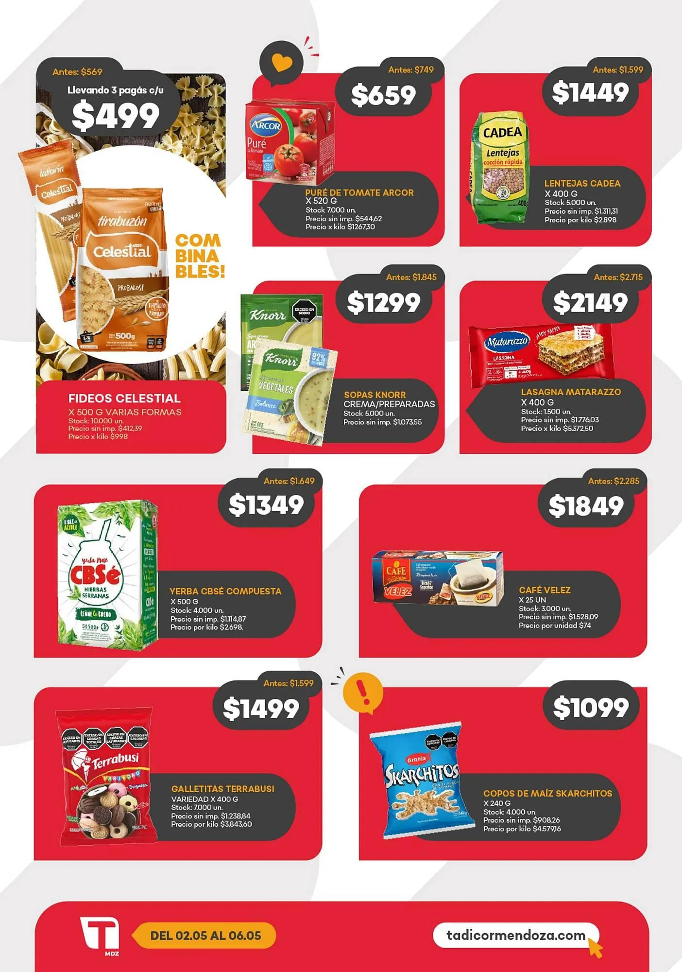 Ofertas de Catálogo Supermercados Tadicor 2 de mayo al 2 de junio 2025 - Página 3 del catálogo