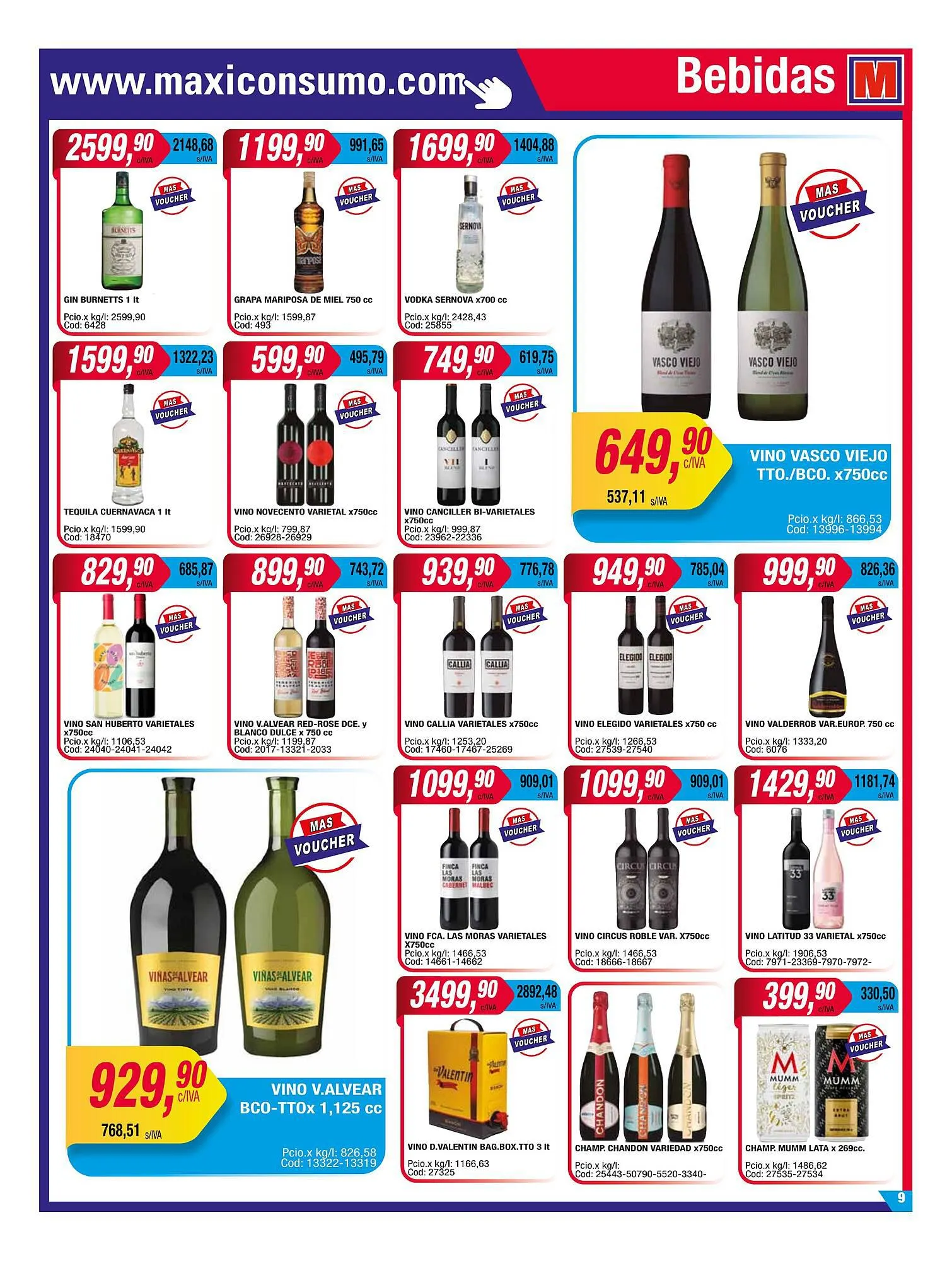 Ofertas de Catálogo Maxiconsumo 25 de septiembre al 1 de octubre 2023 - Página 9 del catálogo