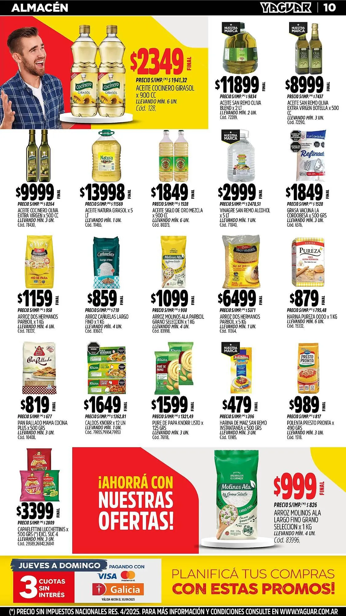 Ofertas de Catálogo Supermercados Yaguar 27 de octubre al 2 de noviembre 2025 - Página 10 del catálogo