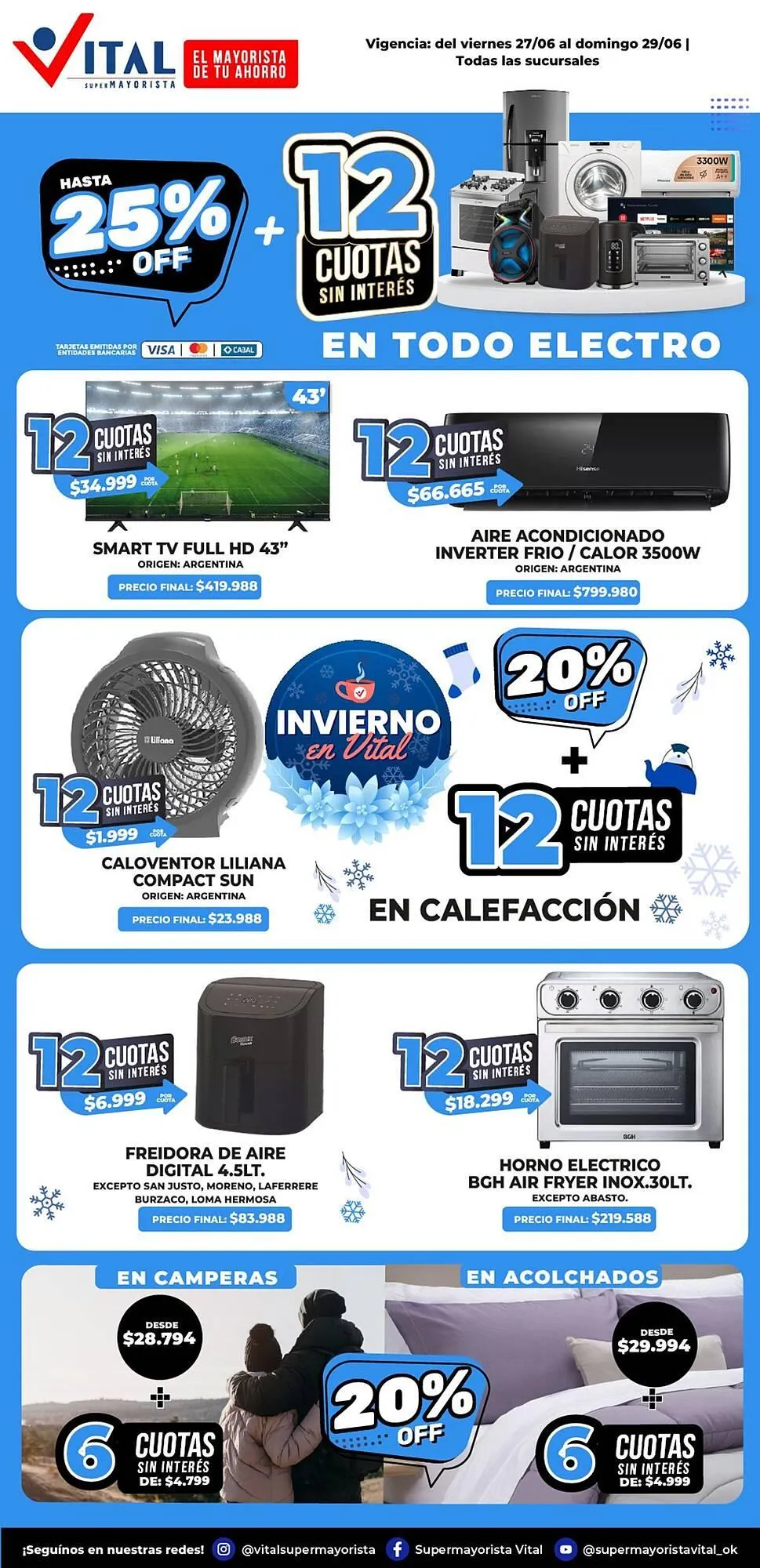 Ofertas de Catálogo Supermayorista Vital 27 de junio al 29 de junio 2025 - Página 5 del catálogo