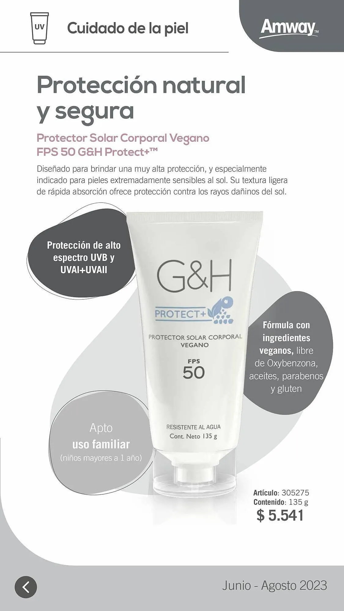 Ofertas de Catálogo Amway 2 de agosto al 5 de agosto 2023 - Página 4 del catálogo