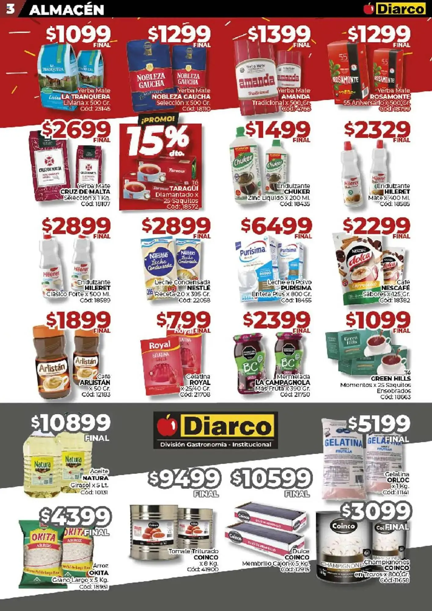 Ofertas de Catálogo Diarco 10 de marzo al 14 de marzo 2025 - Página 3 del catálogo