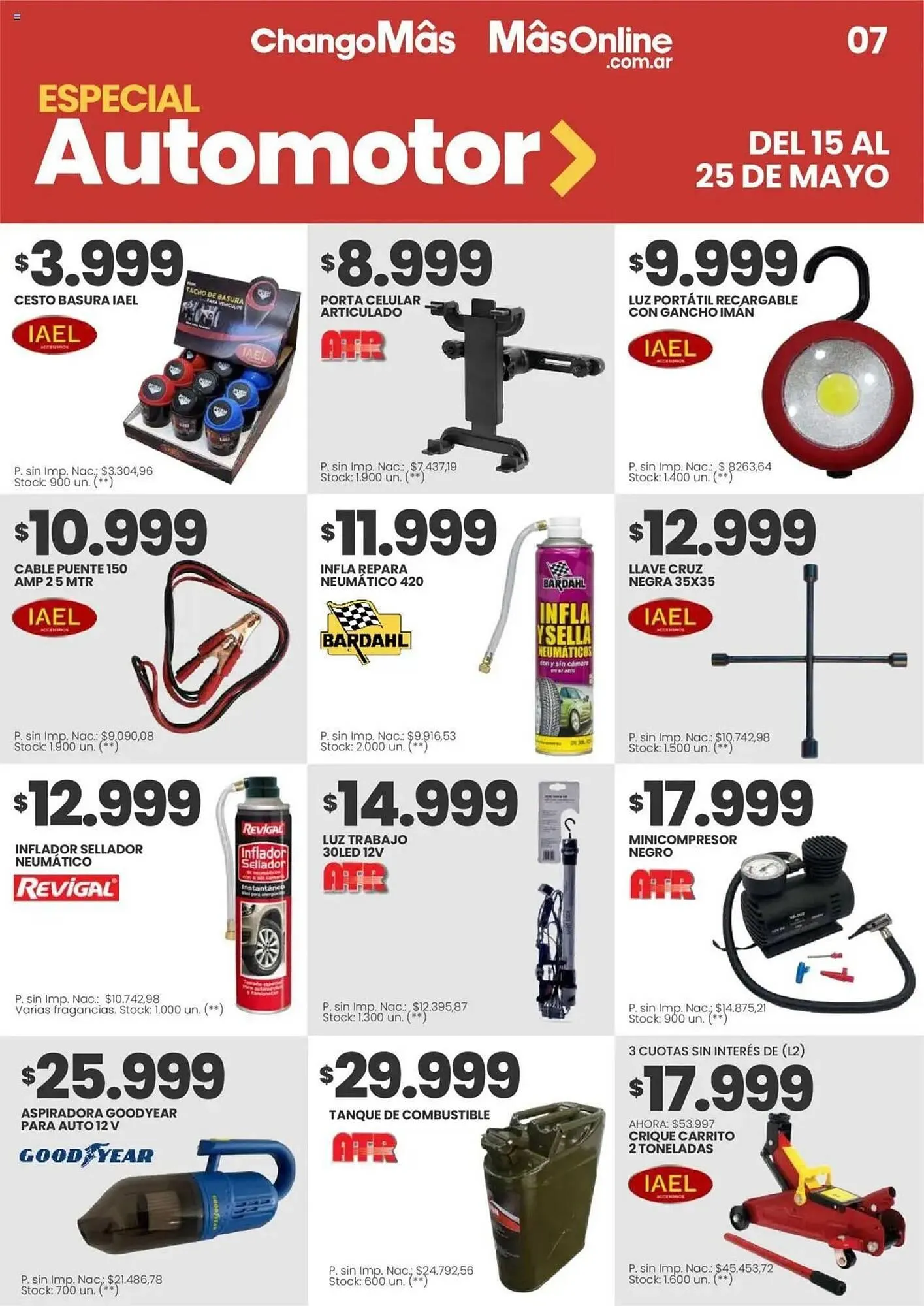 Ofertas de Catálogo Changomas 15 de mayo al 25 de mayo 2025 - Página 7 del catálogo