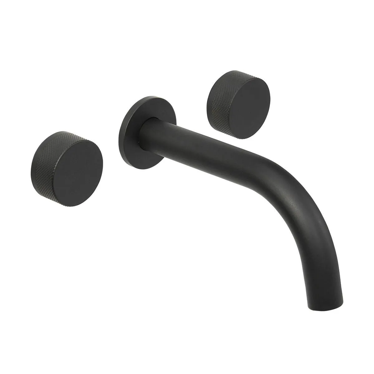 Canilla Lavatorio de Pared Negro Fabric Peirano