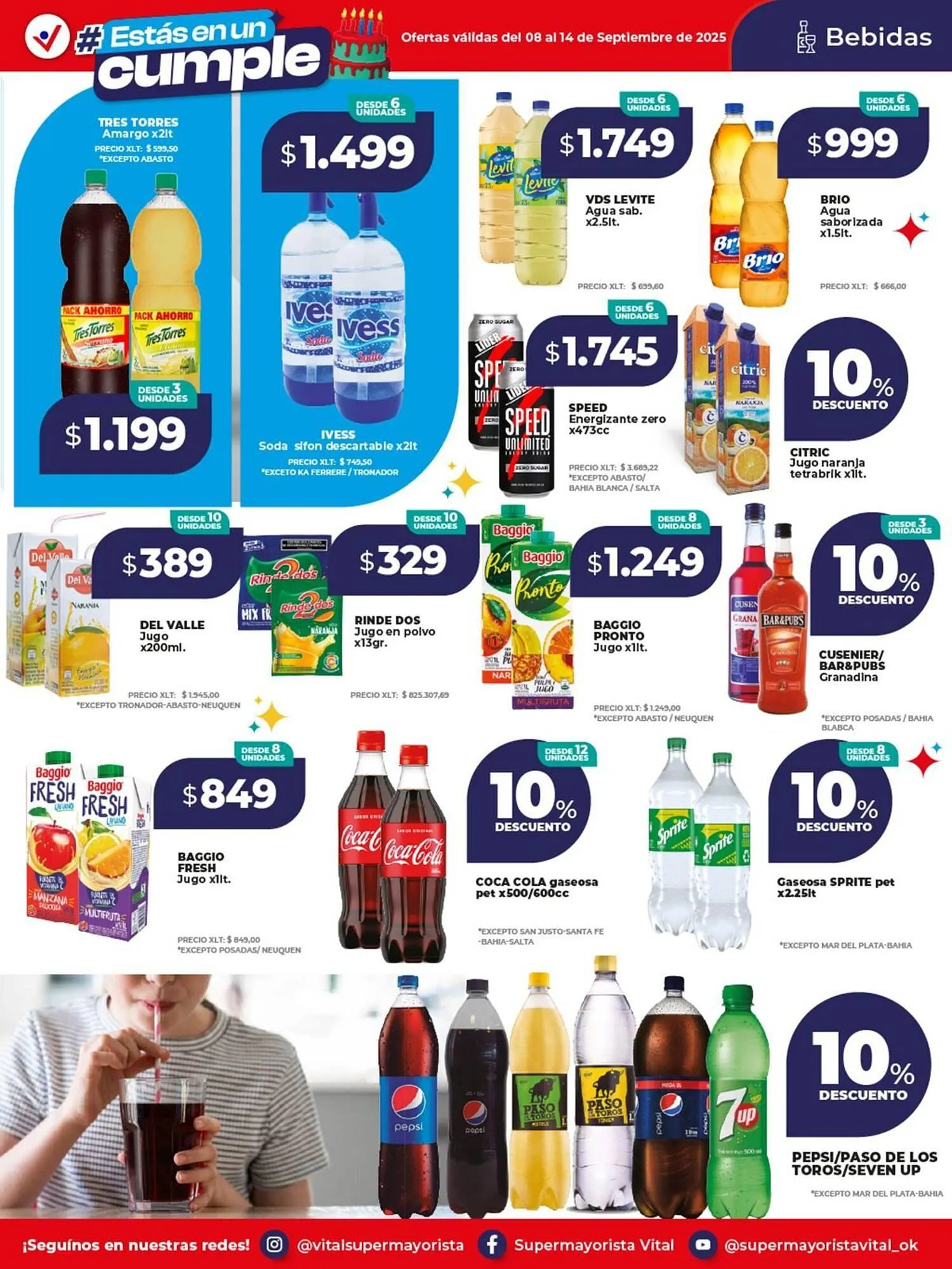 Ofertas de Catálogo Supermayorista Vital 8 de septiembre al 14 de septiembre 2025 - Página 13 del catálogo
