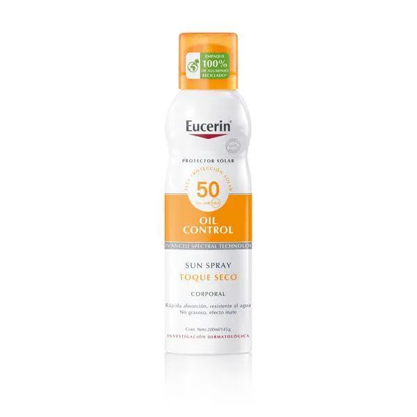 Protector Solar Corporal Eucerin Toque Seco FPS 50 x 200 ml