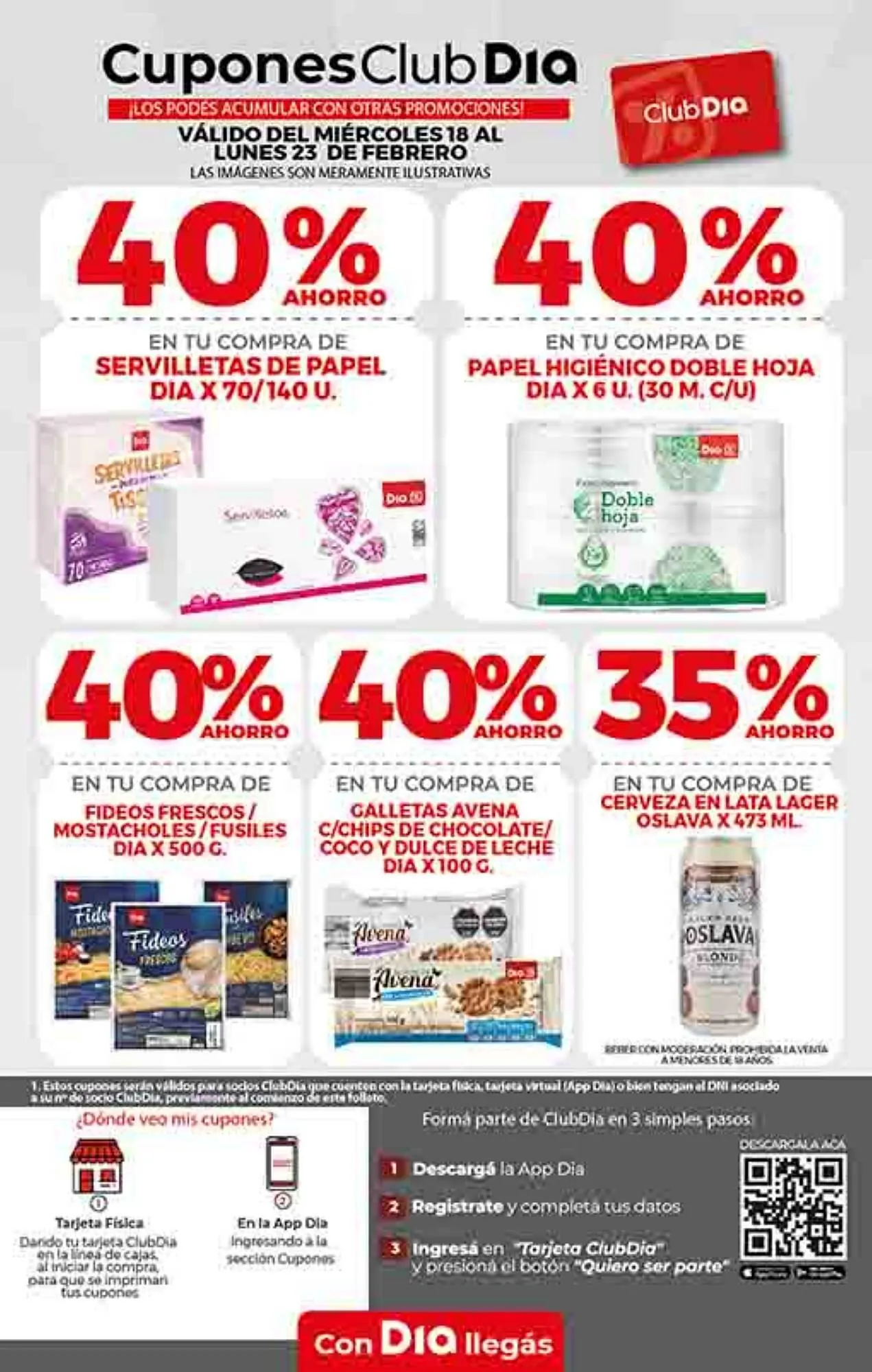 Ofertas de Folleto Supermercados DIA 18 de febrero al 23 de febrero 2026 - Página 6 del catálogo