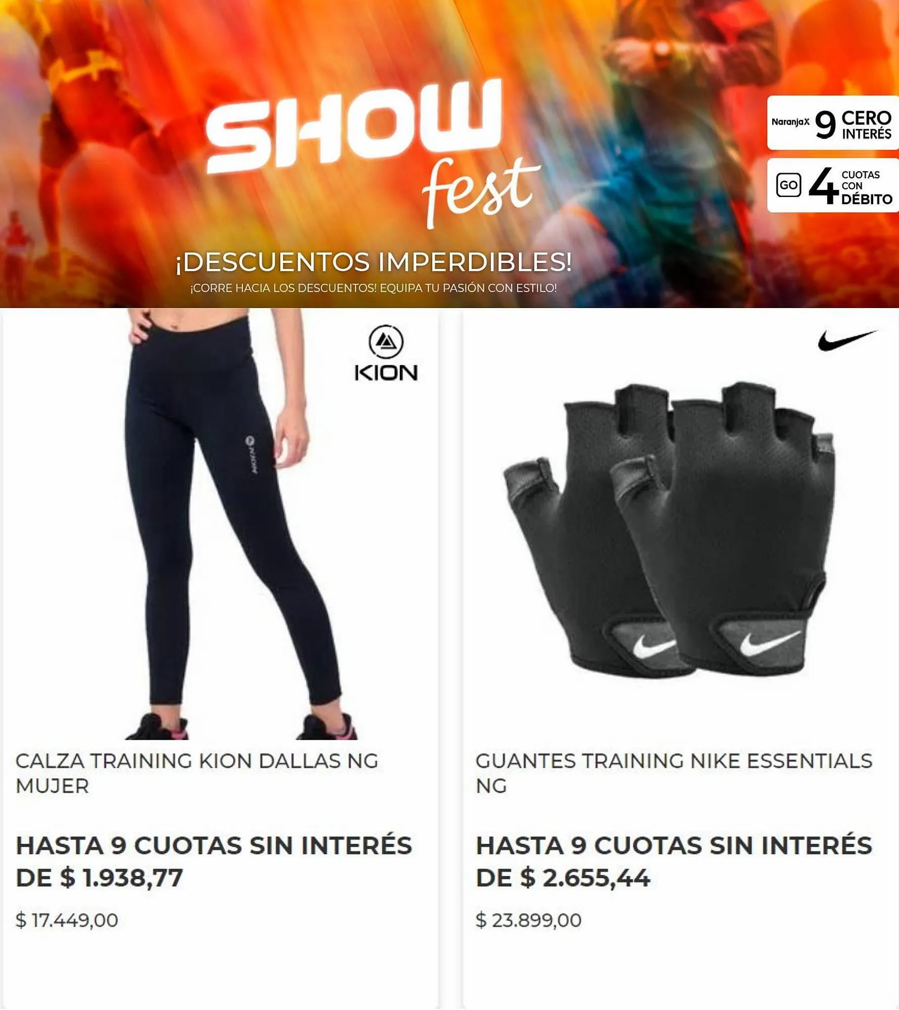 Ofertas de Catálogo ShowSport 4 de septiembre al 14 de octubre 2023 - Página 11 del catálogo