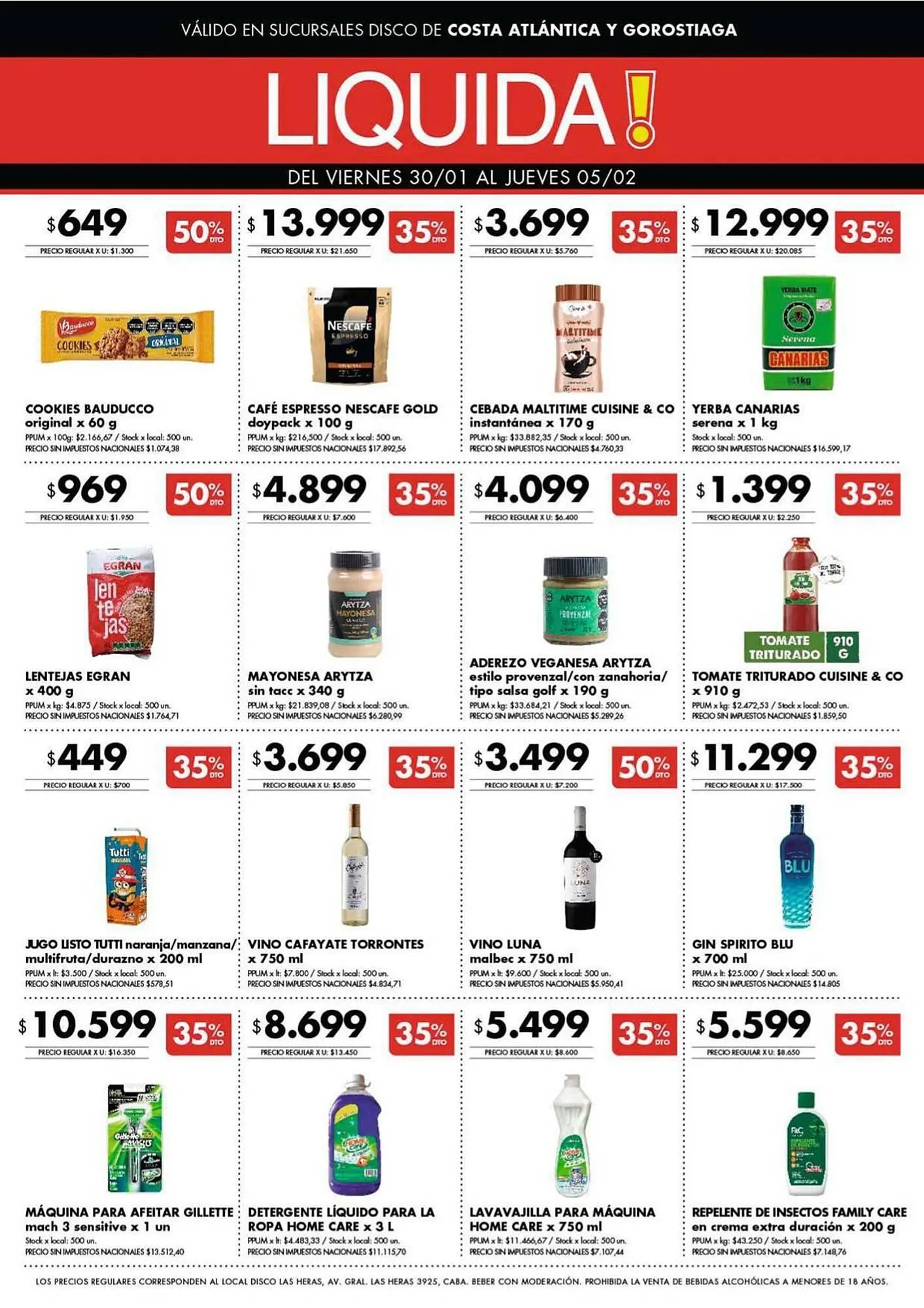 Ofertas de Folleto Disco 30 de enero al 1 de febrero 2026 - Página 7 del catálogo