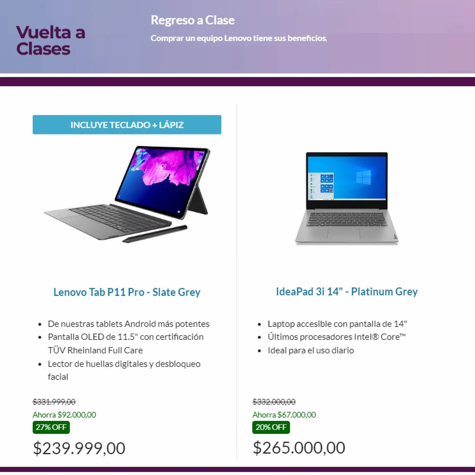 Ofertas de Catálogo Lenovo 24 de julio al 31 de julio 2023 - Página 9 del catálogo