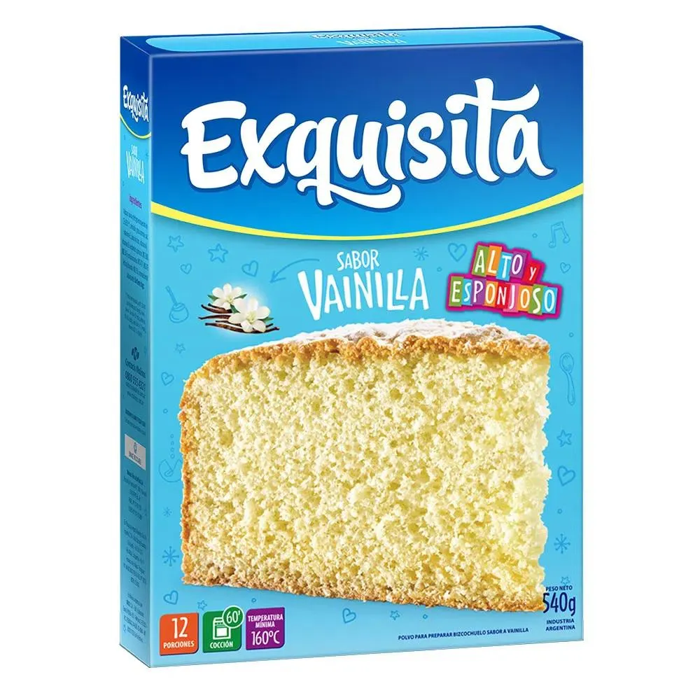 BIZCOCHUELO EXQUISITA ESP VAINILLA X 540Grs