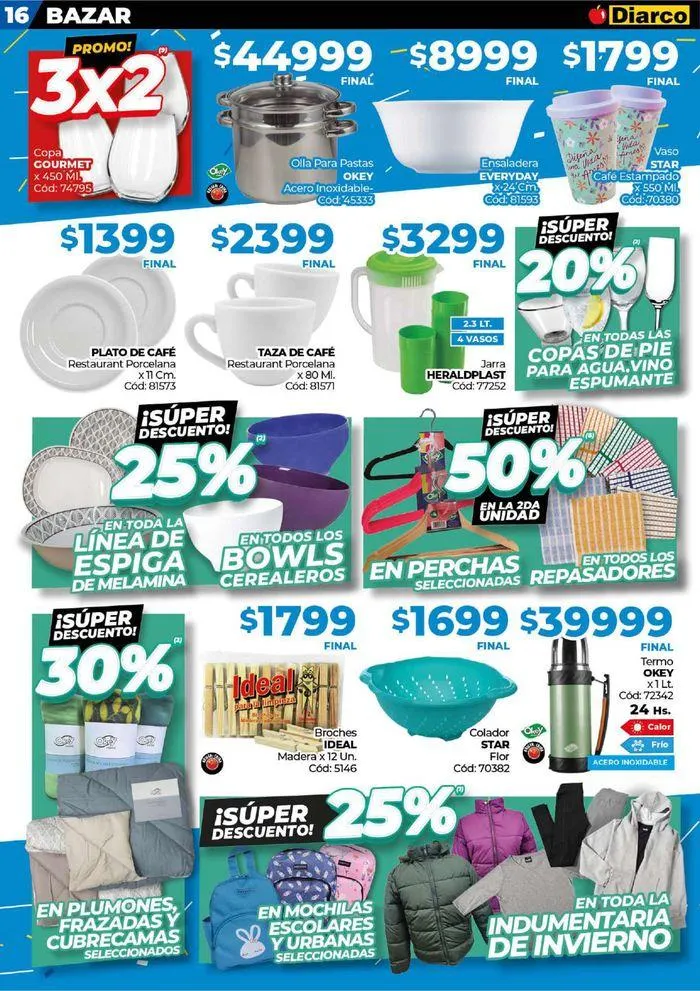 Ofertas de Diarco Ofertas Sur 19 de agosto al 25 de agosto 2024 - Página 16 del catálogo