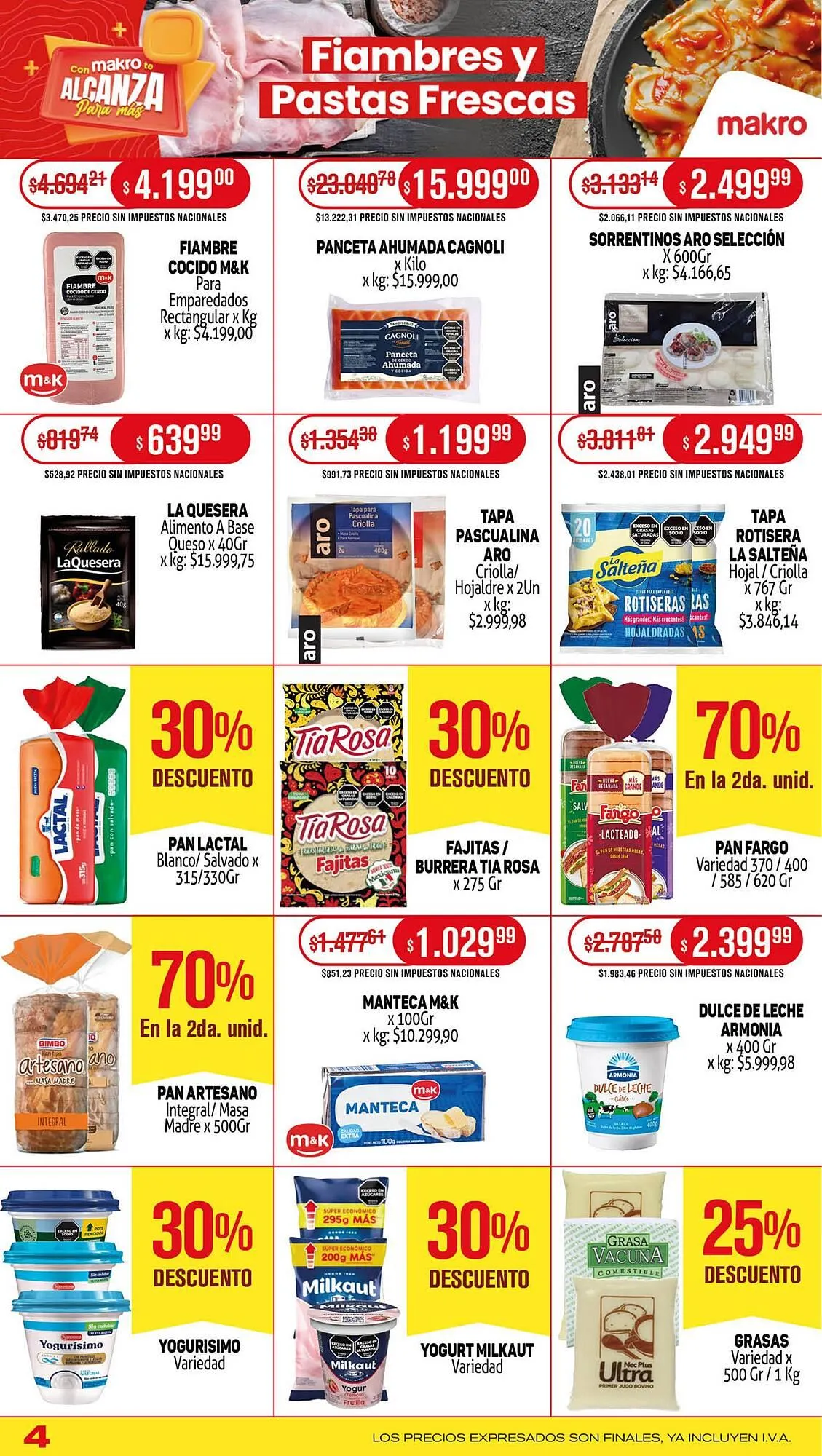 Ofertas de Catálogo Makro 17 de julio al 24 de julio 2025 - Página 4 del catálogo