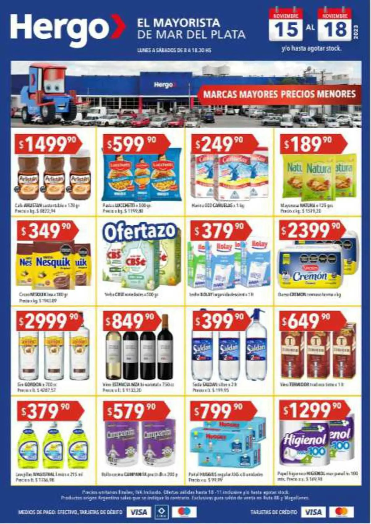 Ofertas de Catálogo Hergo 15 de noviembre al 18 de noviembre 2023 - Página 1 del catálogo