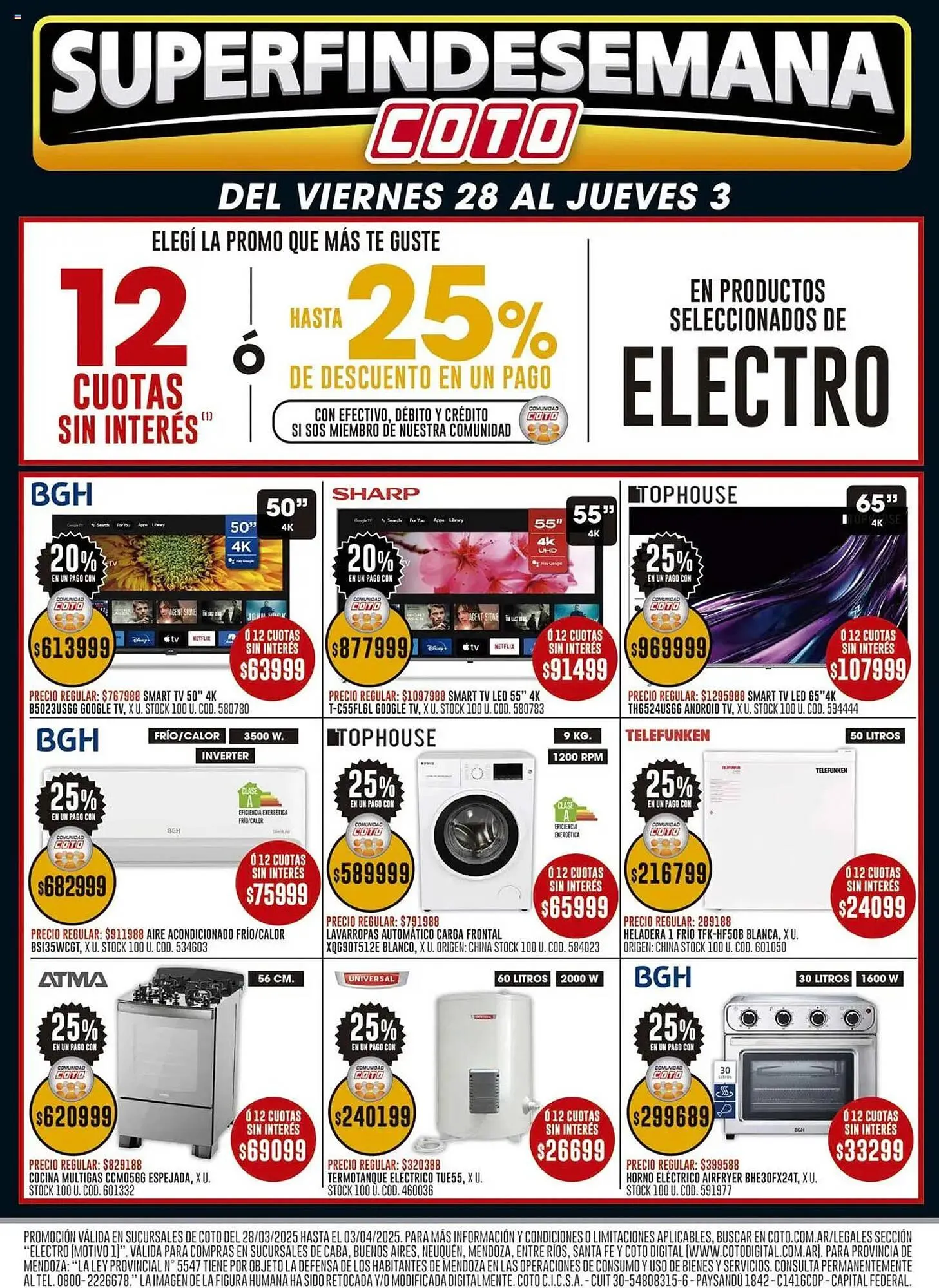 Ofertas de Catálogo Coto 28 de marzo al 3 de abril 2025 - Página 1 del catálogo