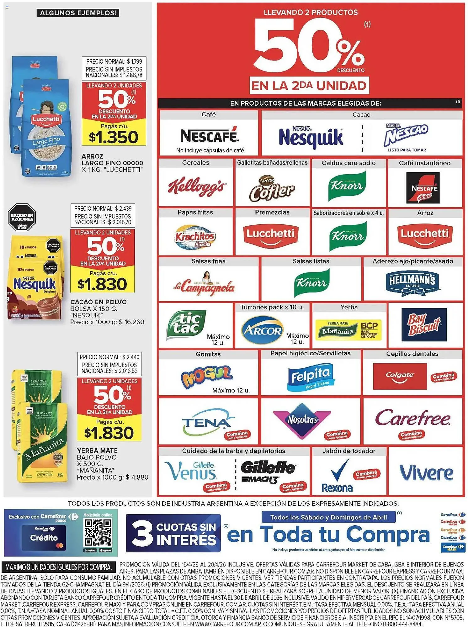 Ofertas de Catálogo Carrefour 15 de abril al 20 de abril 2026 - Página 27 del catálogo
