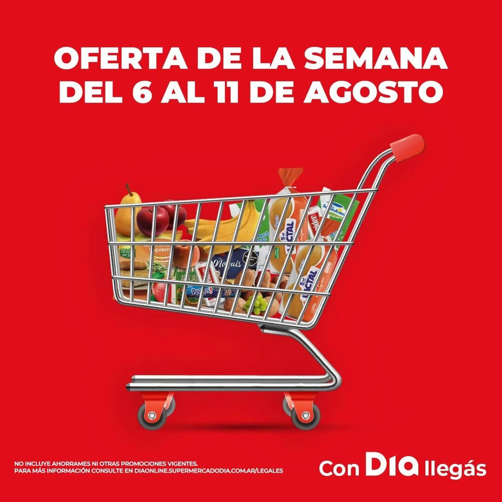 Ofertas de Catálogo Supermercados DIA 6 de agosto al 11 de agosto 2025 - Página 1 del catálogo