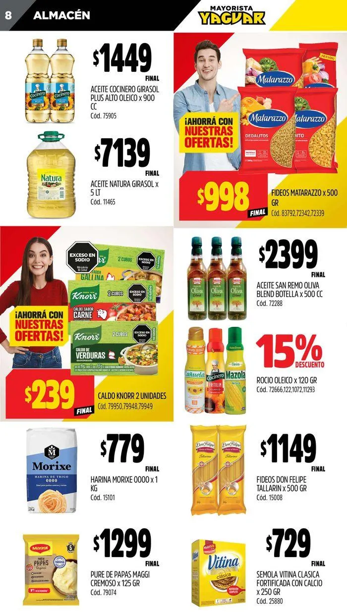 Ofertas de Catálogo Supermercados Yaguar Santa Fe 22 de julio al 28 de julio 2024 - Página 8 del catálogo