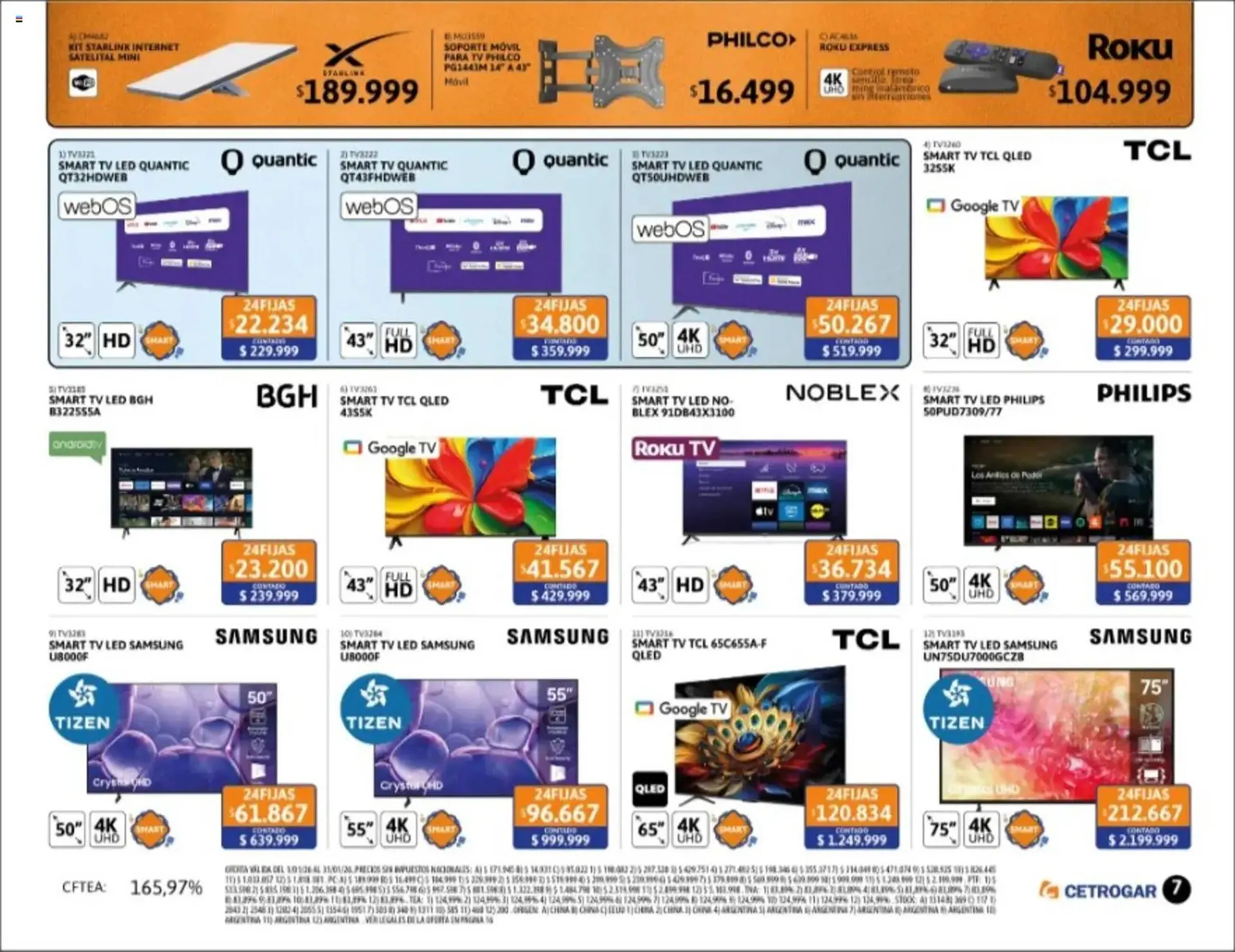 Ofertas de Catálogo Cetrogar 2 de enero al 31 de enero 2026 - Página 7 del catálogo