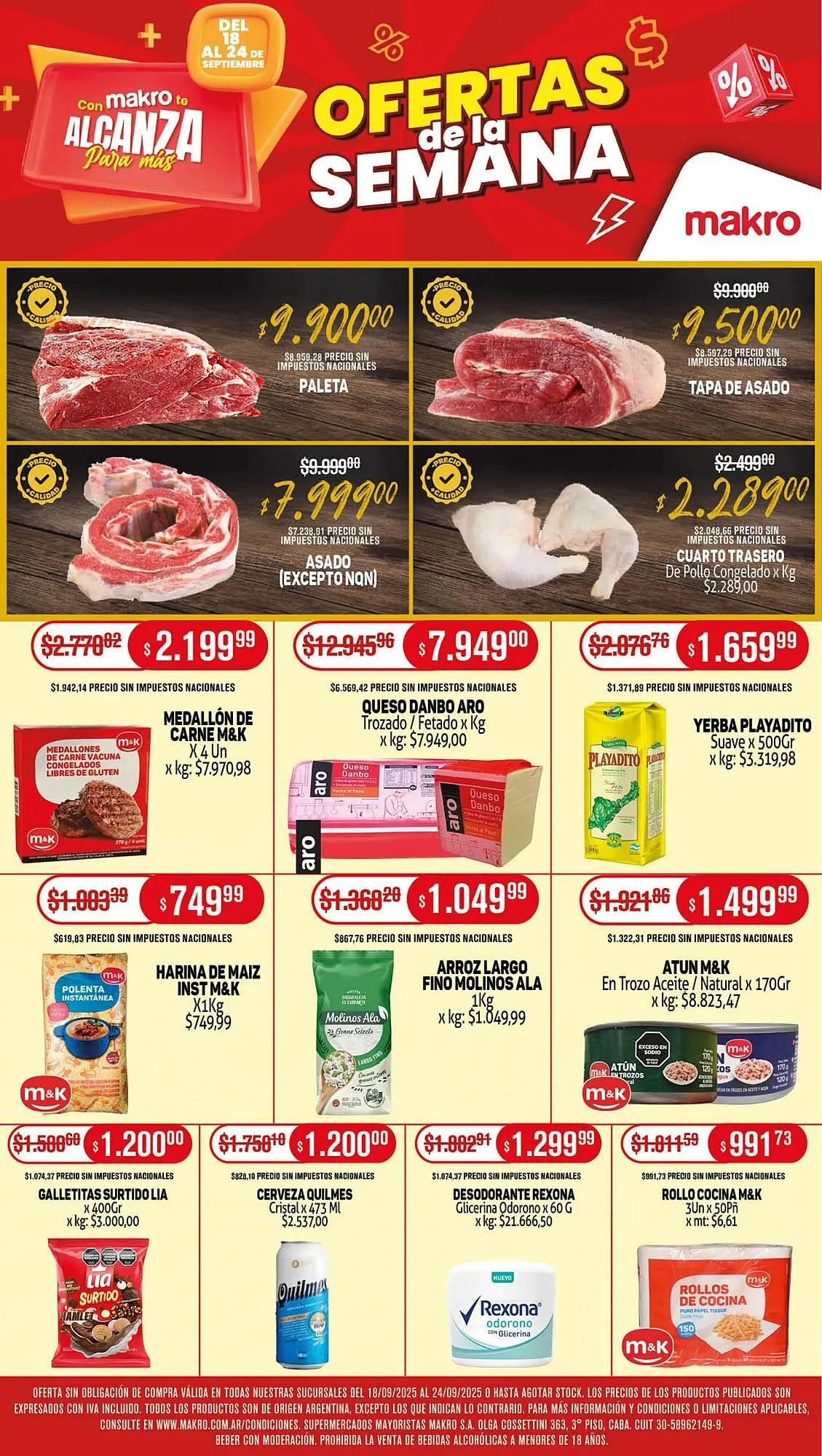 Ofertas de Catálogo Makro 18 de septiembre al 25 de septiembre 2025 - Página 1 del catálogo