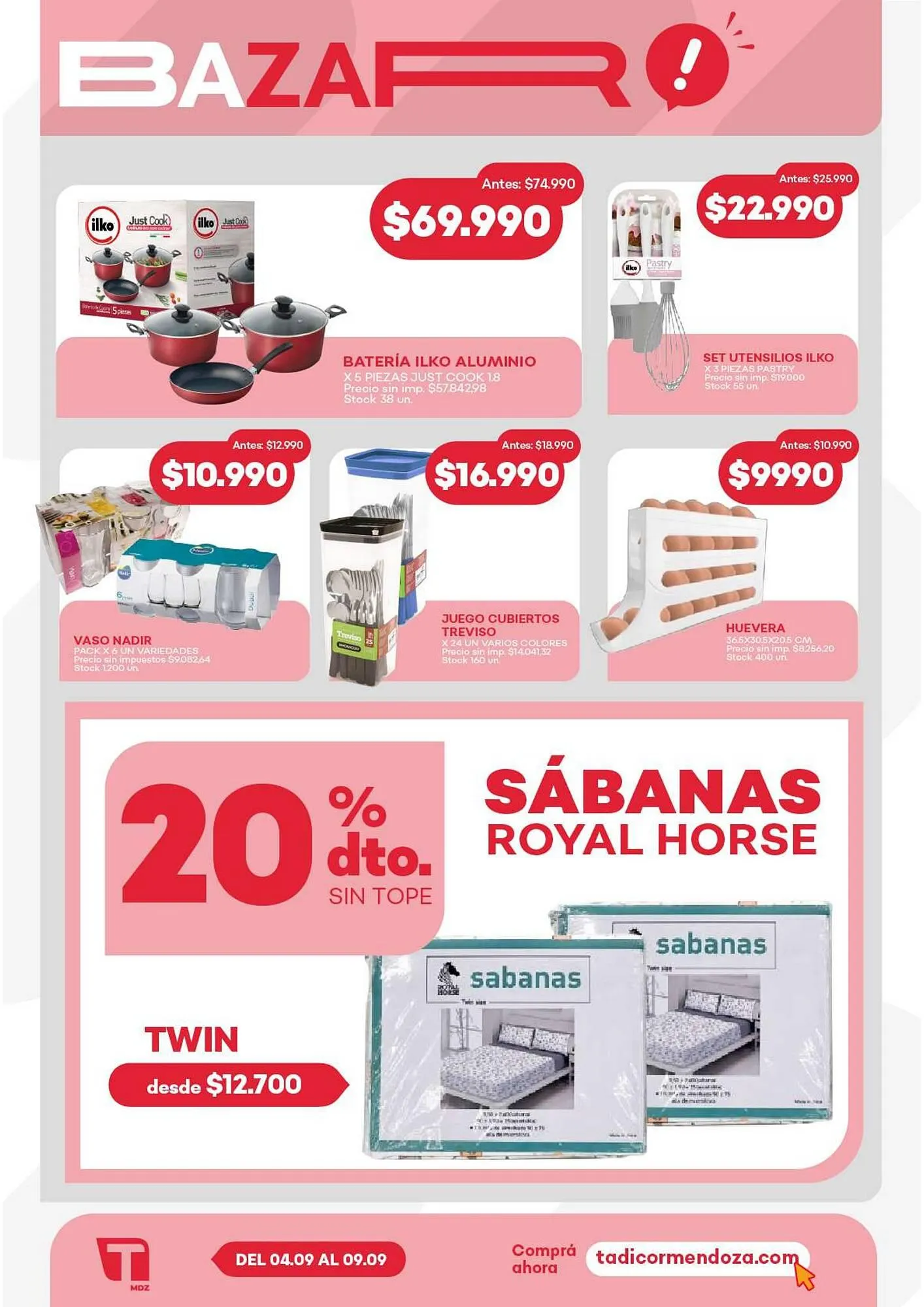 Ofertas de Catálogo Supermercados Tadicor 4 de septiembre al 9 de septiembre 2025 - Página 4 del catálogo