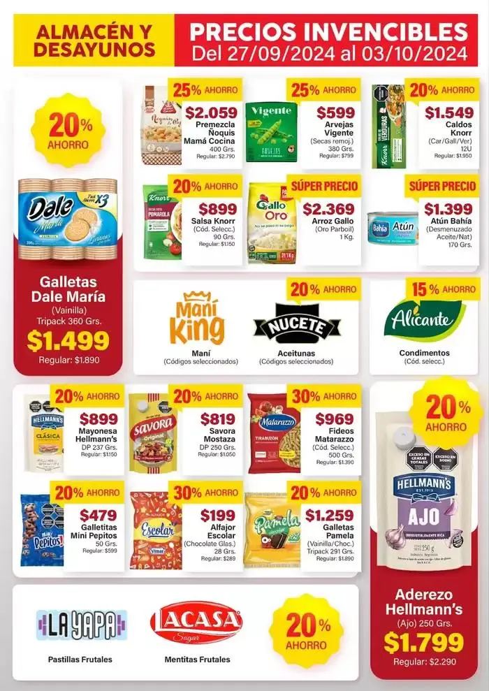 Ofertas de Ofertas Supermercados Aiello 28 de septiembre al 12 de octubre 2024 - Página 8 del catálogo