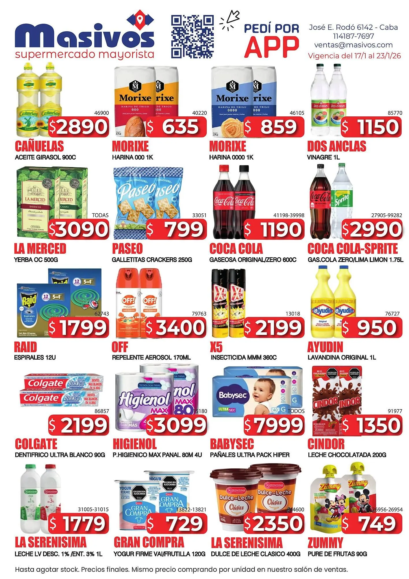 Ofertas de Catálogo Masivos 17 de enero al 23 de enero 2026 - Página 1 del catálogo