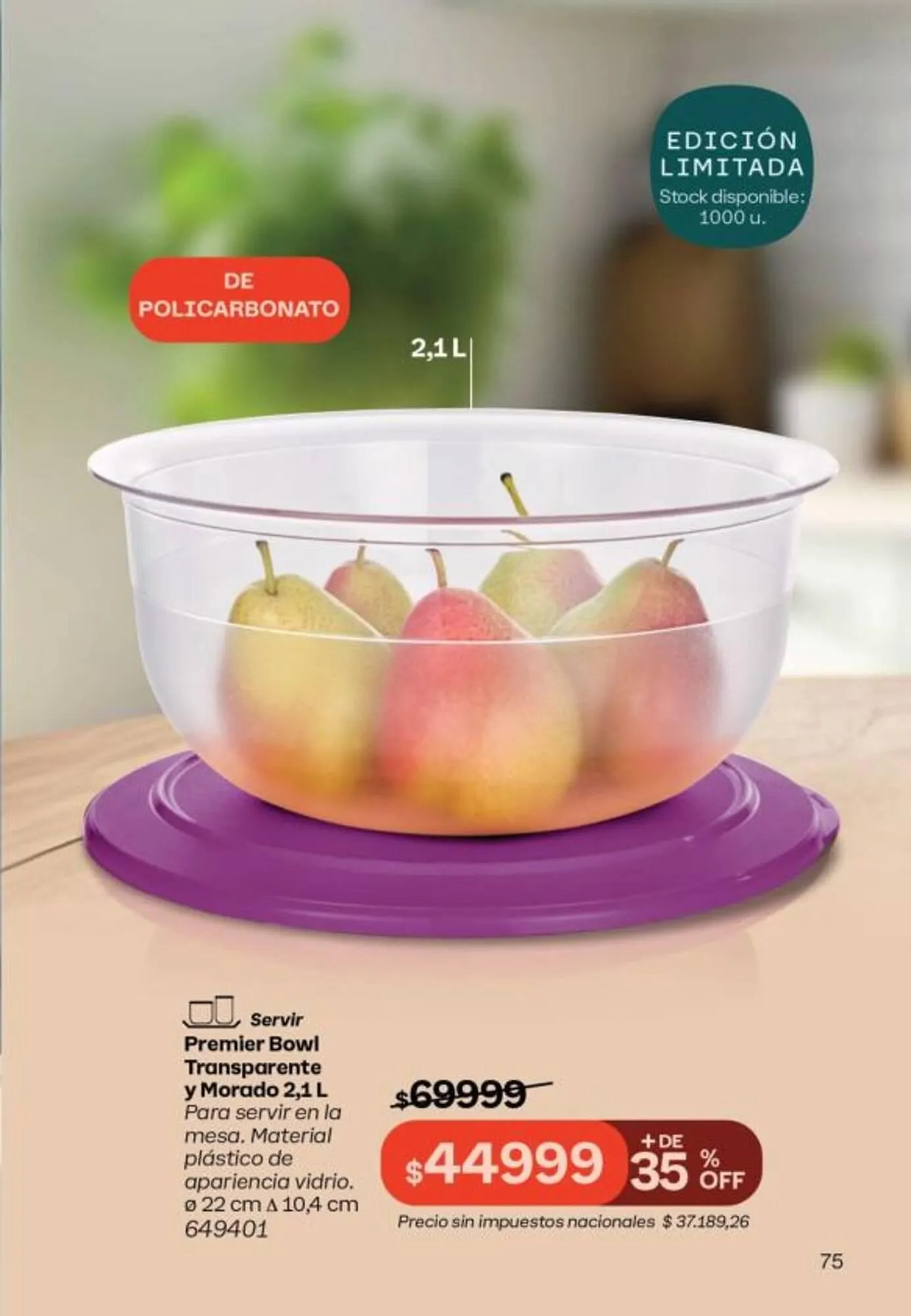 Ofertas de Folleto Tupperware 1 de octubre al 31 de octubre 2025 - Página 76 del catálogo