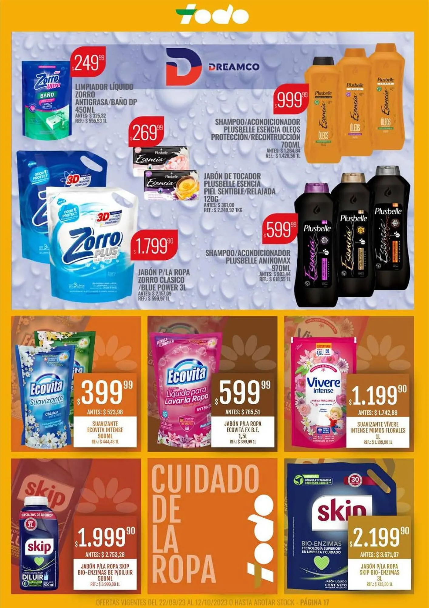 Ofertas de Catálogo Supermercados Todo 22 de septiembre al 12 de octubre 2023 - Página 17 del catálogo